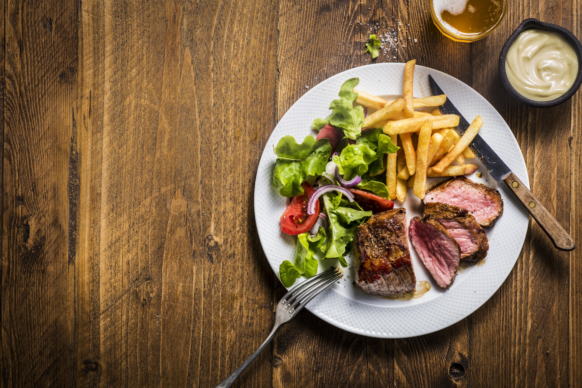 Fresh meat, a highquality product from our back garden savoured all